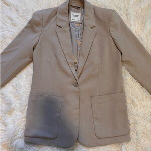 Abercrombie & Fitch Beige Blazer
